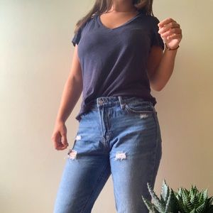 J Crew Vintage Cotton Blue T-shirt